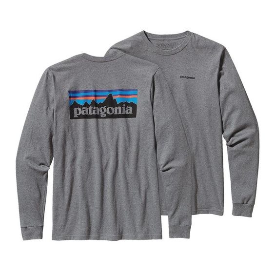 Grey patagonia sales shirt